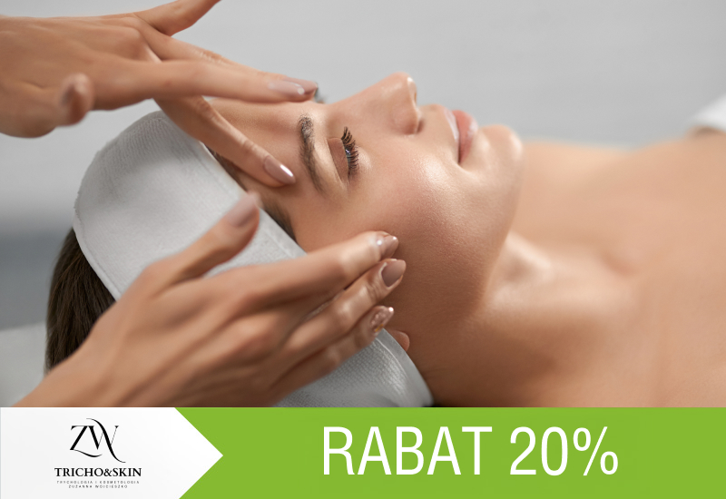 20% rabatu na zabiegi z kosmetologii estetycznej 