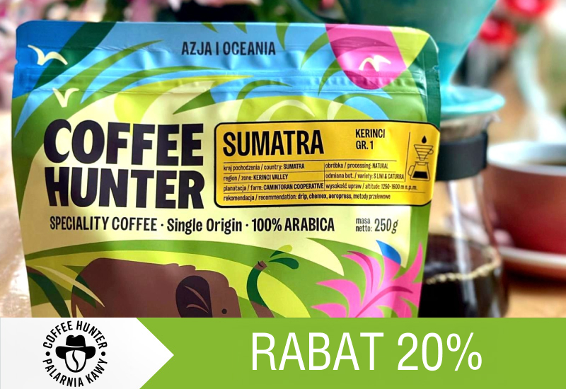 20% rabatu na Kawę paczkowaną