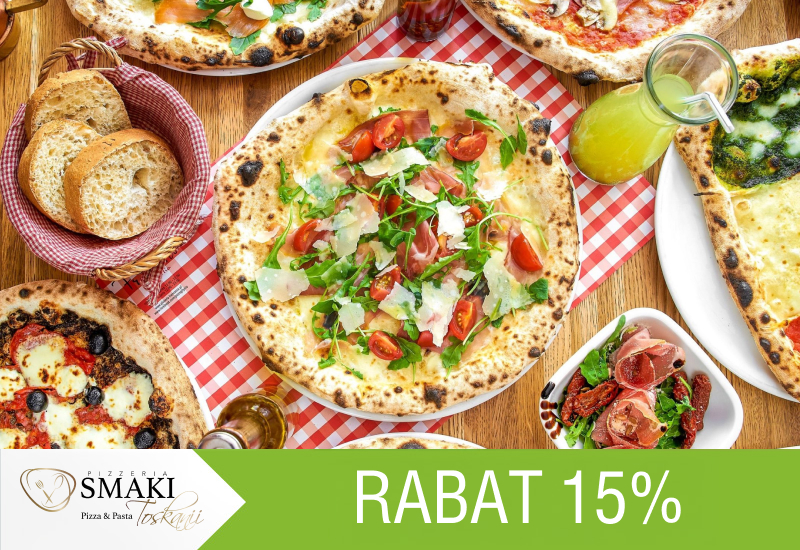 15% rabatu na pizzę