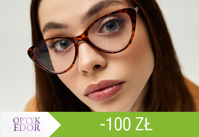 100 złotych rabatu na zakup okularów