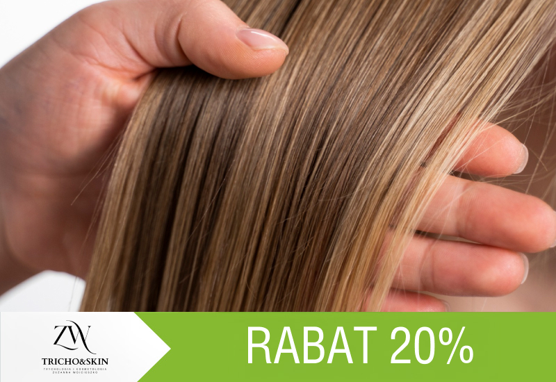 20% rabatu na konsultację trychologiczną 